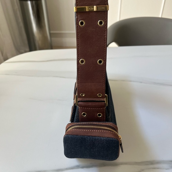 Christian Dior Galliano Denim Street Chic Columbus Bag + Pouches + Belt . - Picture 6 of 13